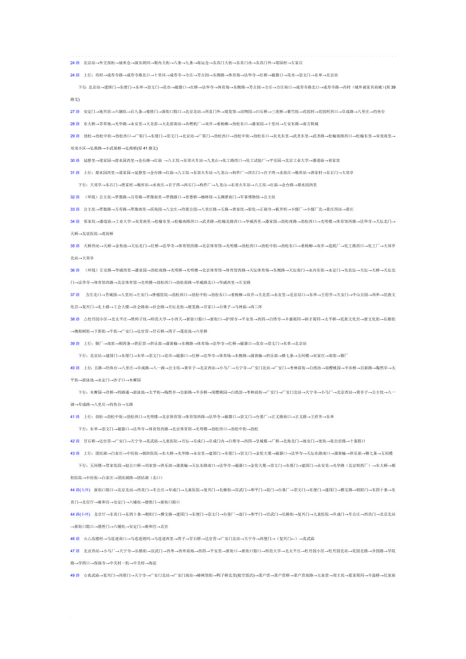北京市公交车路线图.doc_第2页