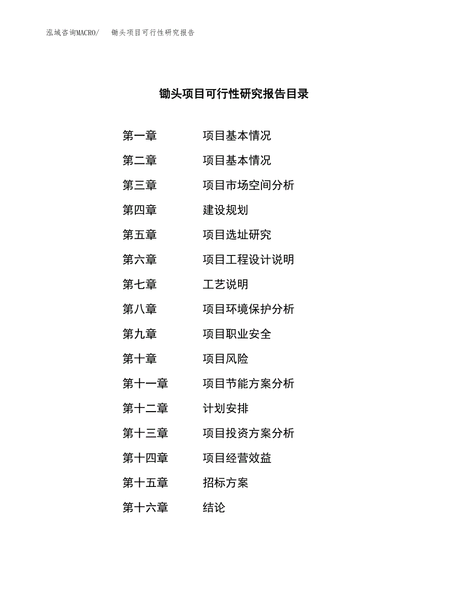 锄头项目可行性研究报告（总投资6000万元）（28亩）_第2页