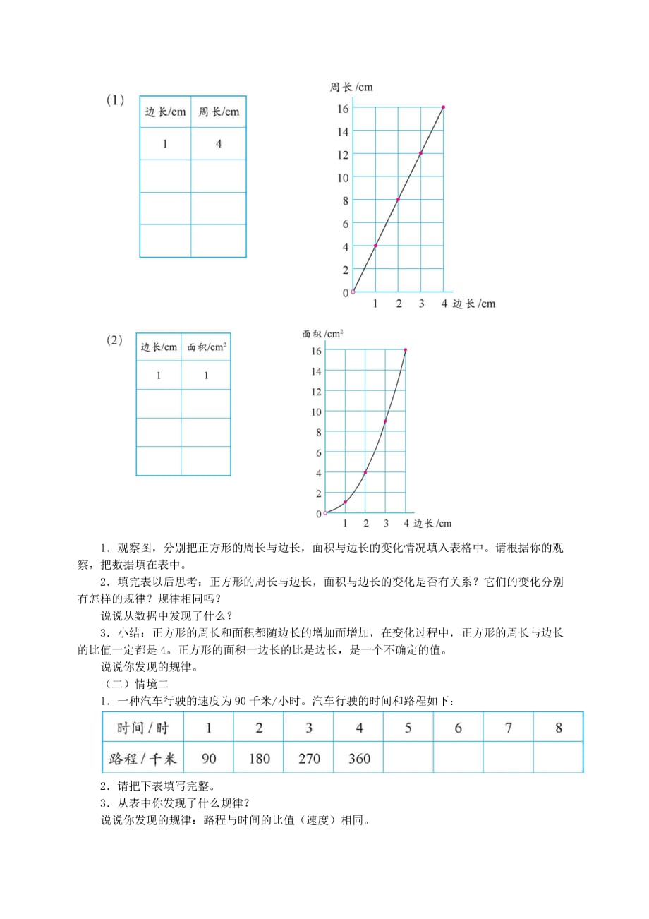 北师大版六年级下册 正比例_第2页