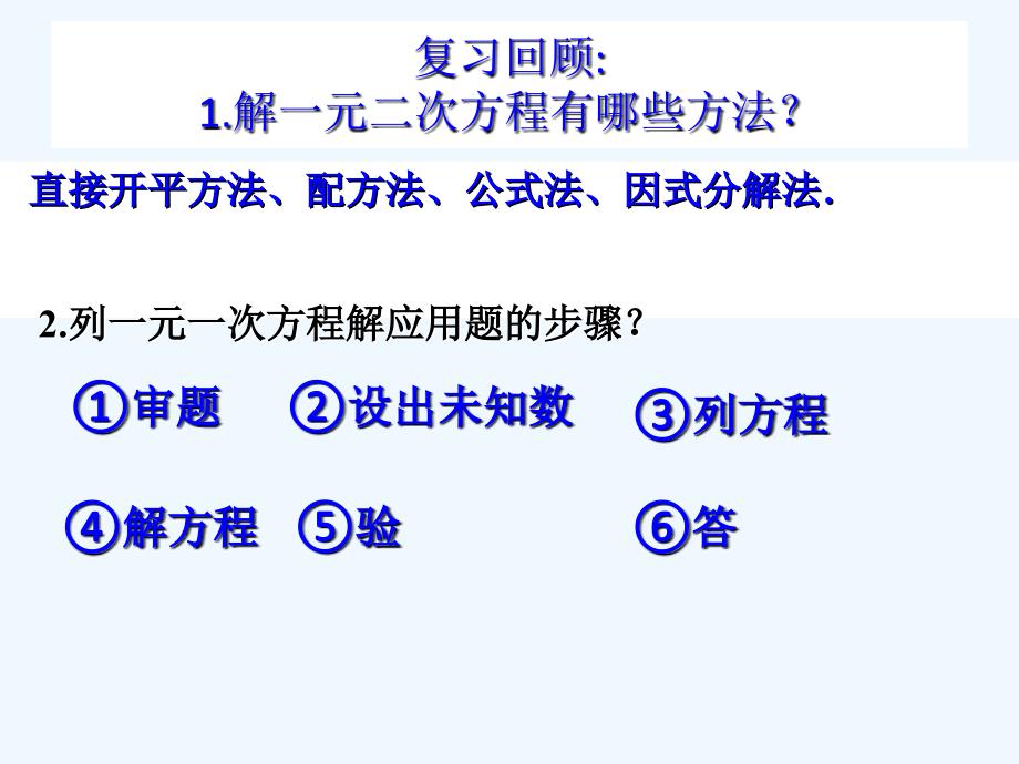 精品课件：数学人教版九年级上册21.3.1实际问题与一元二次方程（1）_第2页