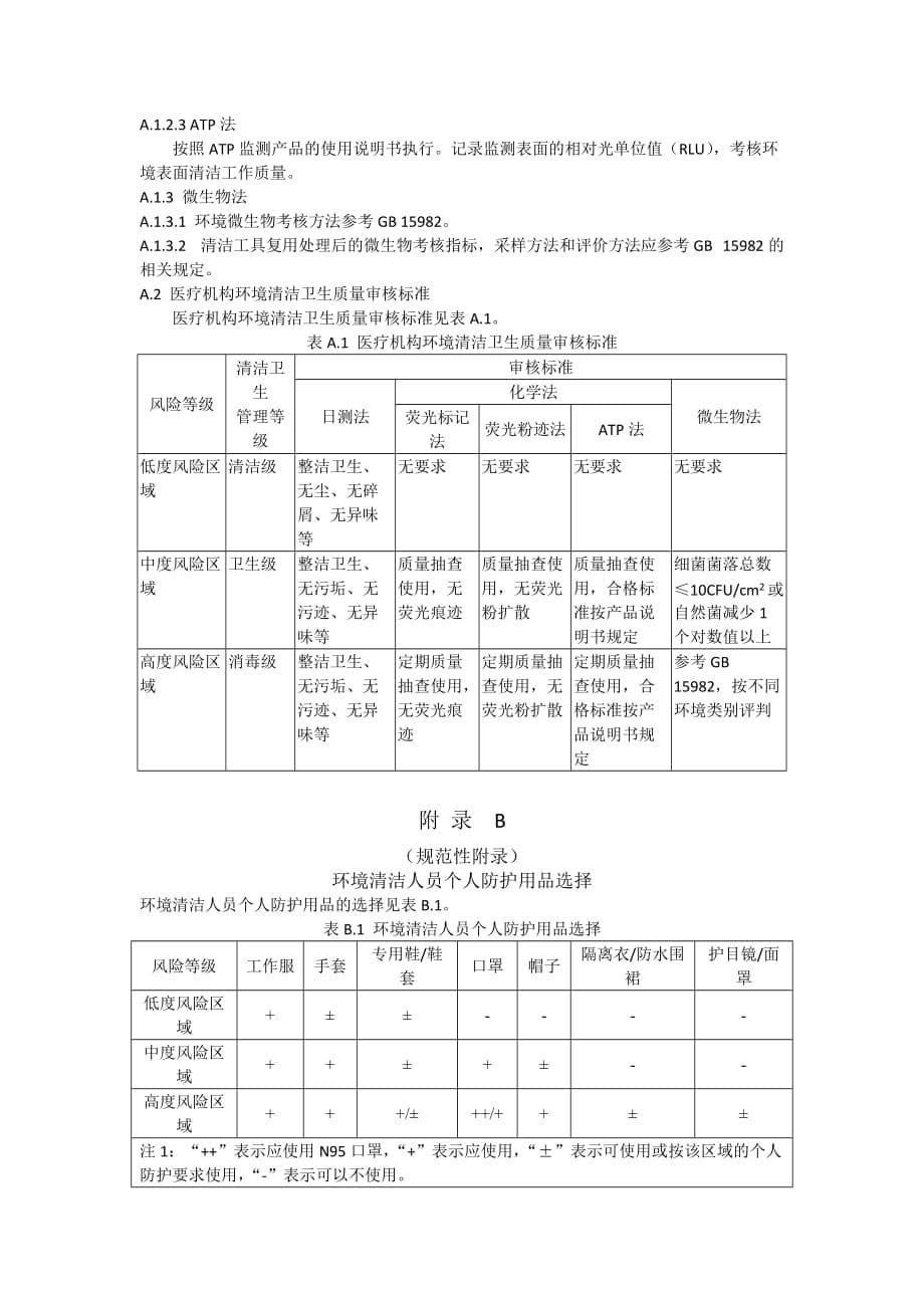 医疗机构环境表面清洁与消毒规范(最新版)版.doc_第5页