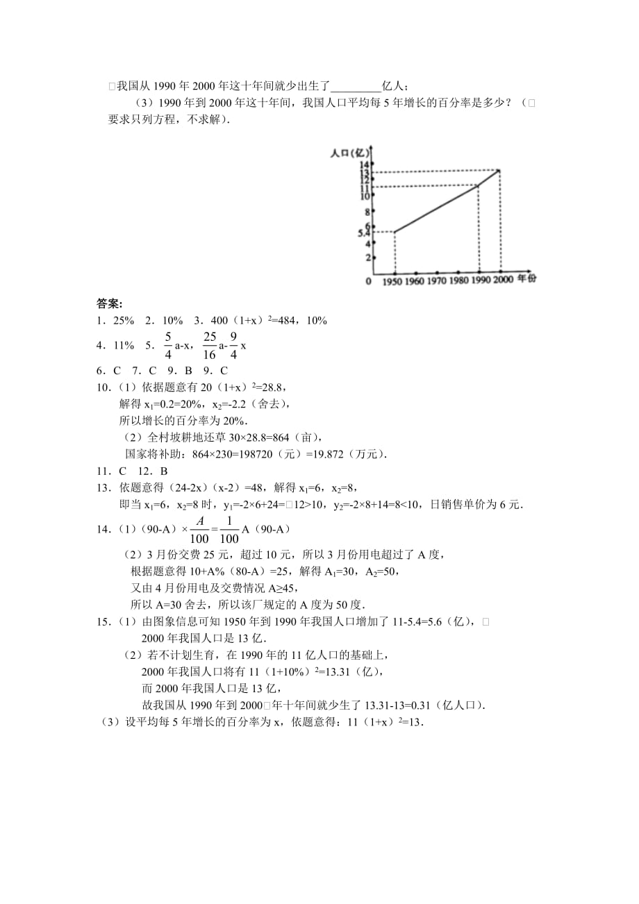 人教版数学九年级上册用一元二次方程解决实际问题.4用一元二次方程解决实际问题_第3页