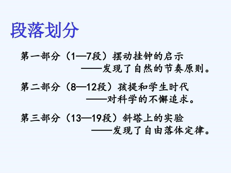 精品课件：《斜塔上的实验》课件_第5页