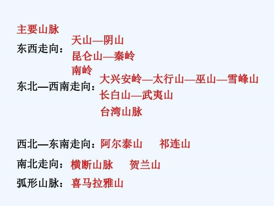 地理人教版八年级上册2.1 地形与地势教_第5页