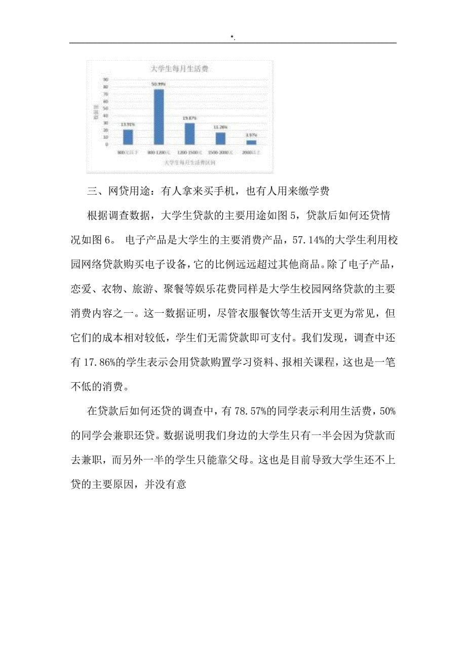 关于-大学生网络贷款的调查报告_第5页