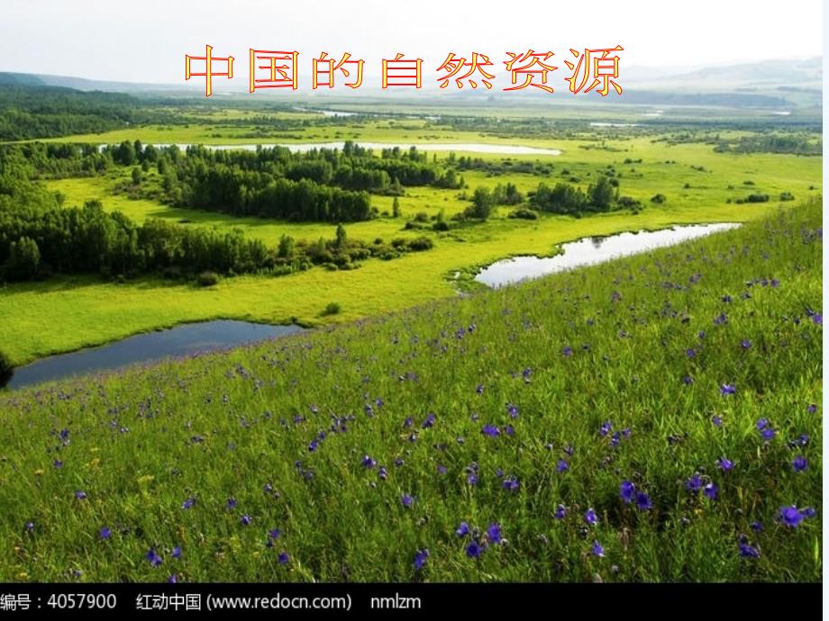 地理人教版八年级上册中国的自然资源的基本特征_第1页
