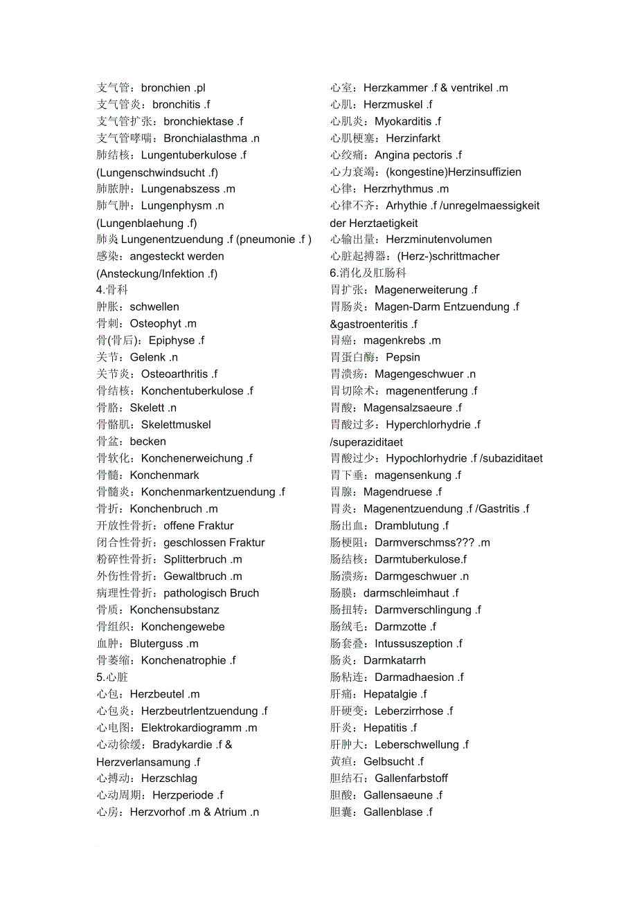 医学德语词汇大全.doc_第2页