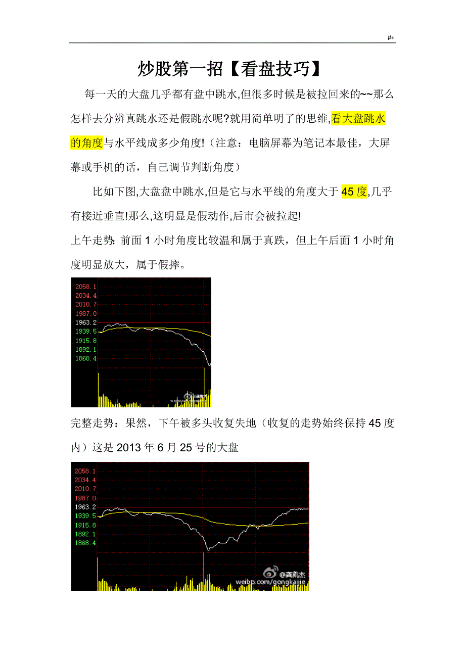 龚凯杰看盘技巧大全_第1页