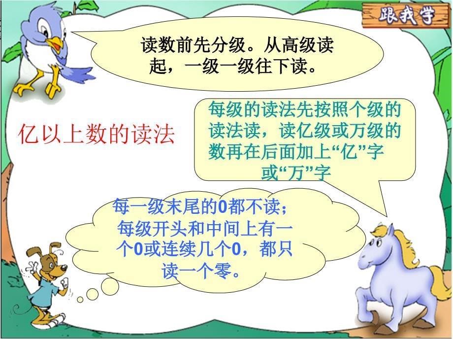 人教版四年级上册数学《亿以上数的读法》课件_第5页