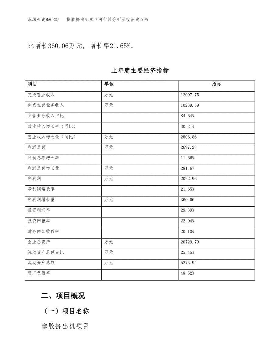 橡胶挤出机项目可行性分析及投资建议书.docx_第5页