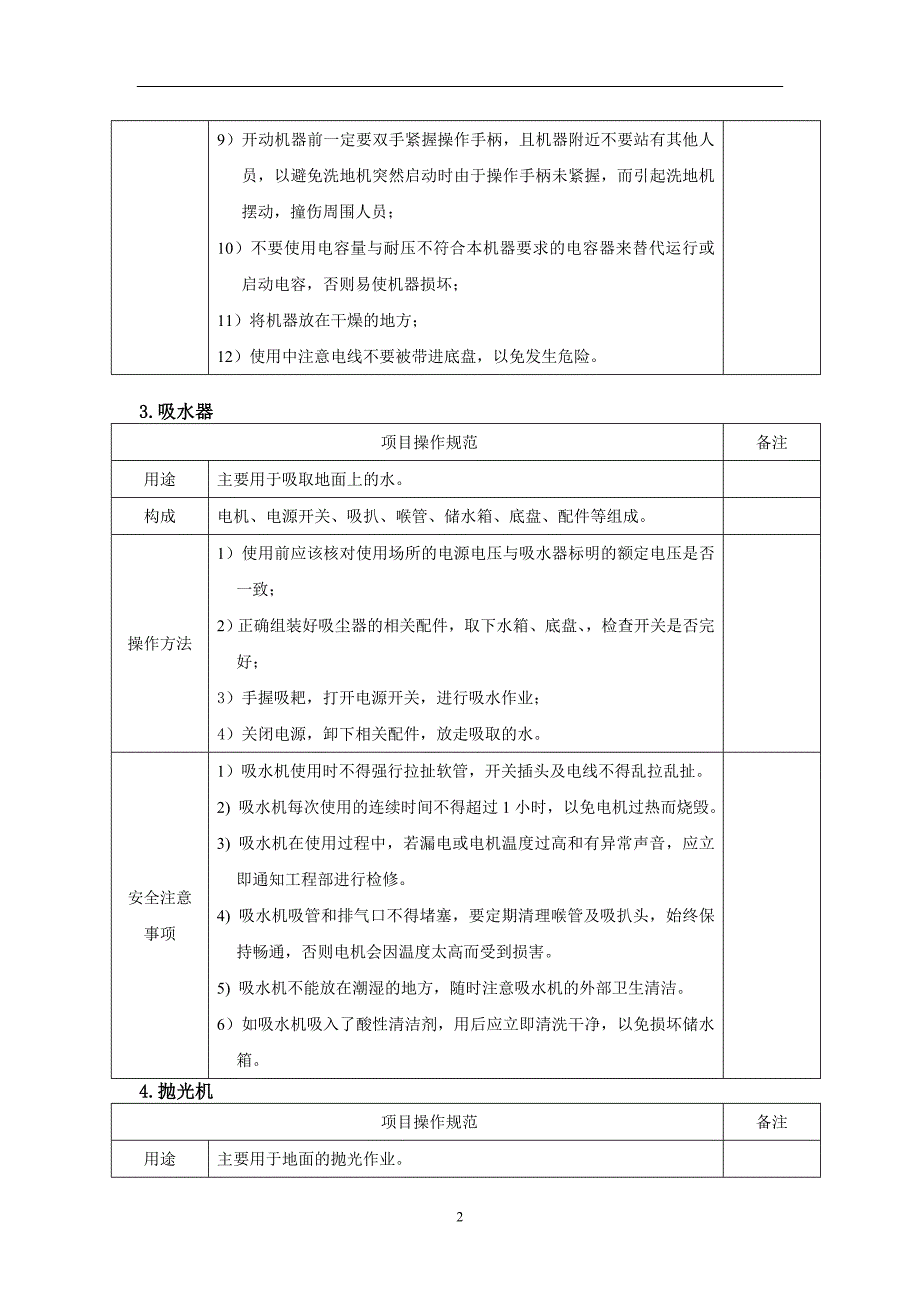 （安全管理）保洁专业技能操作规范及安全注意事项新_第4页