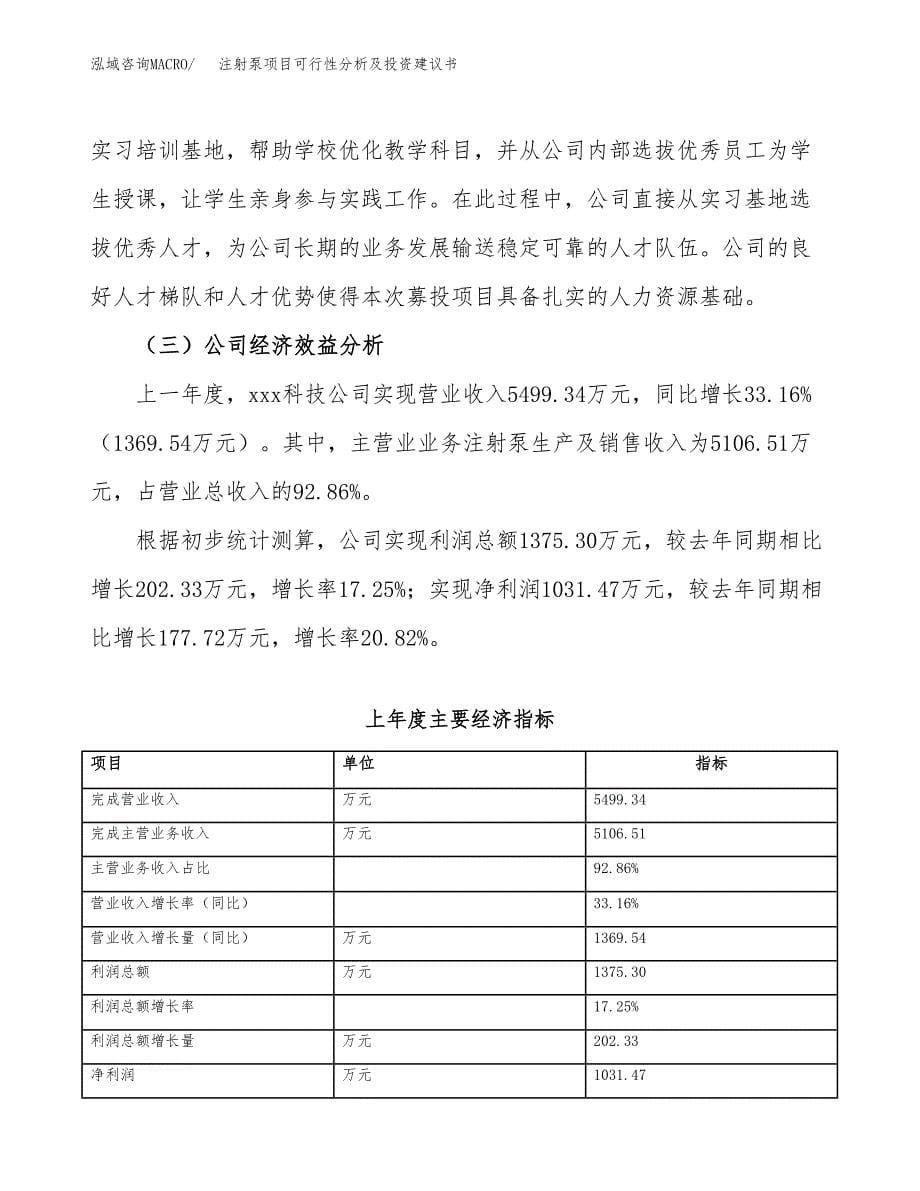 注射泵项目可行性分析及投资建议书.docx_第5页