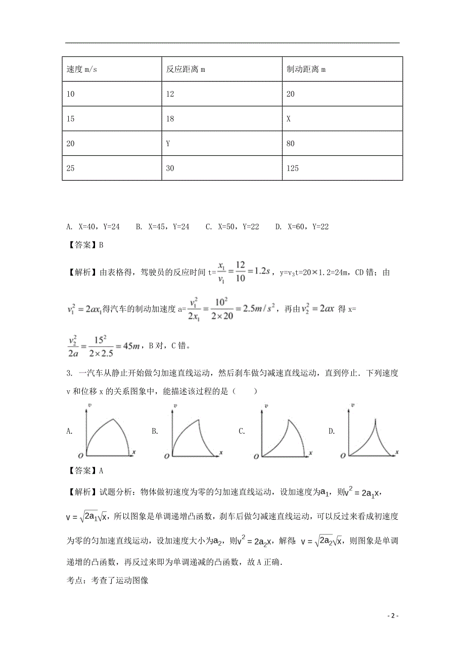 安徽省六安市舒城中学2016_2017学年高一物理上学期第三次检测试题（含解析）_第2页