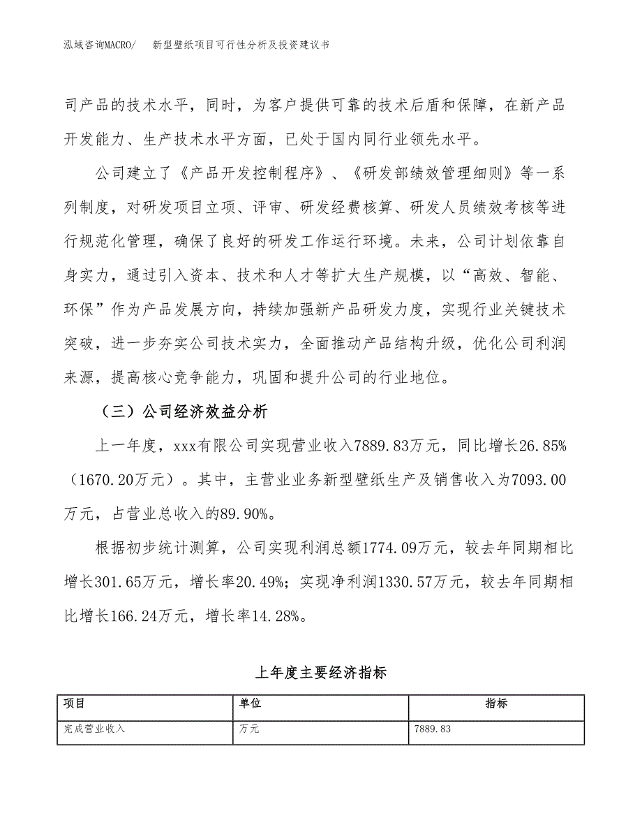 新型壁纸项目可行性分析及投资建议书.docx_第4页