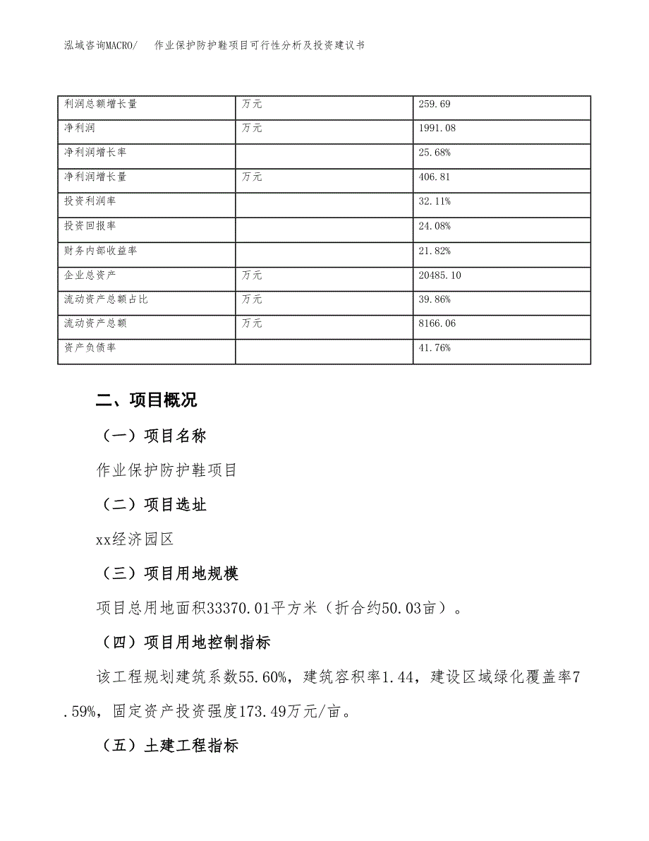 作业保护防护鞋项目可行性分析及投资建议书.docx_第4页