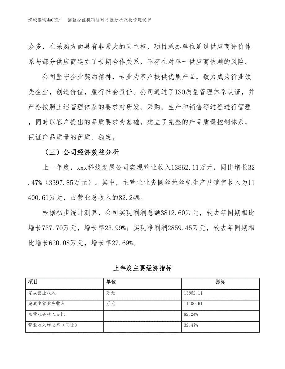 圆丝拉丝机项目可行性分析及投资建议书.docx_第3页