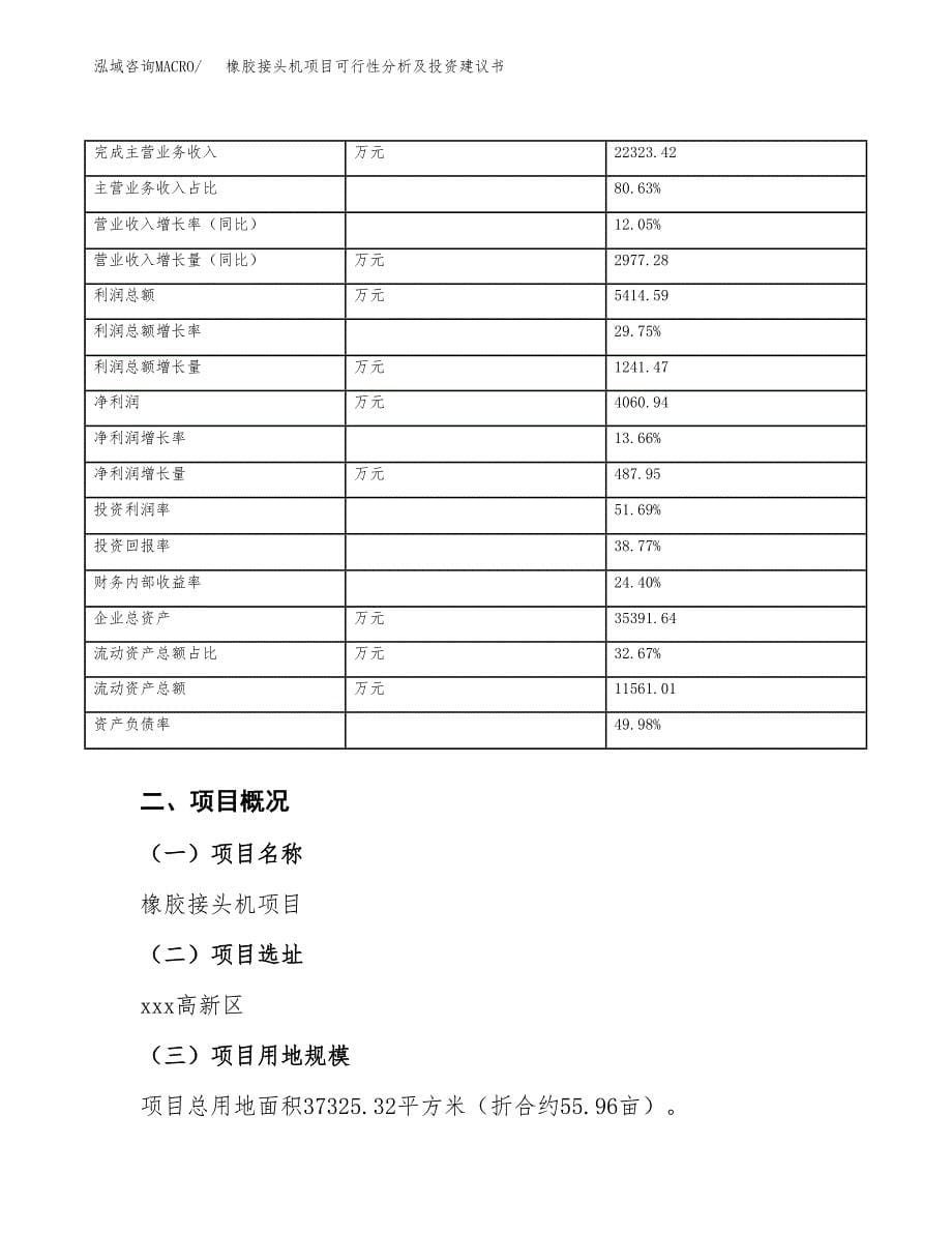 橡胶接头机项目可行性分析及投资建议书.docx_第5页