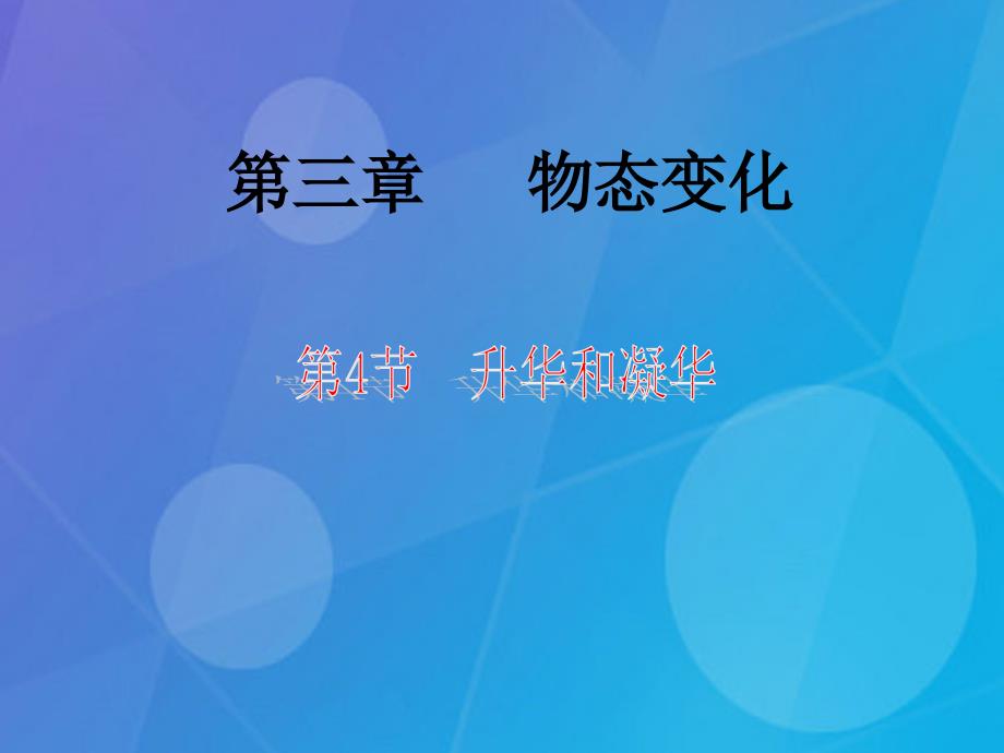 2016年秋八年级物理上册 第三章 物态变化 第4节 升华和凝华课件2 （新版）新人教版_第1页