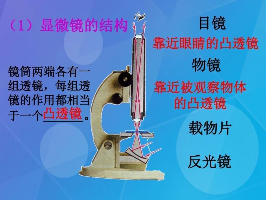 2016年秋八年级物理上册 第五章 透镜及其应用 第5节 显微镜和望远镜课件2 （新版）新人教版_第5页