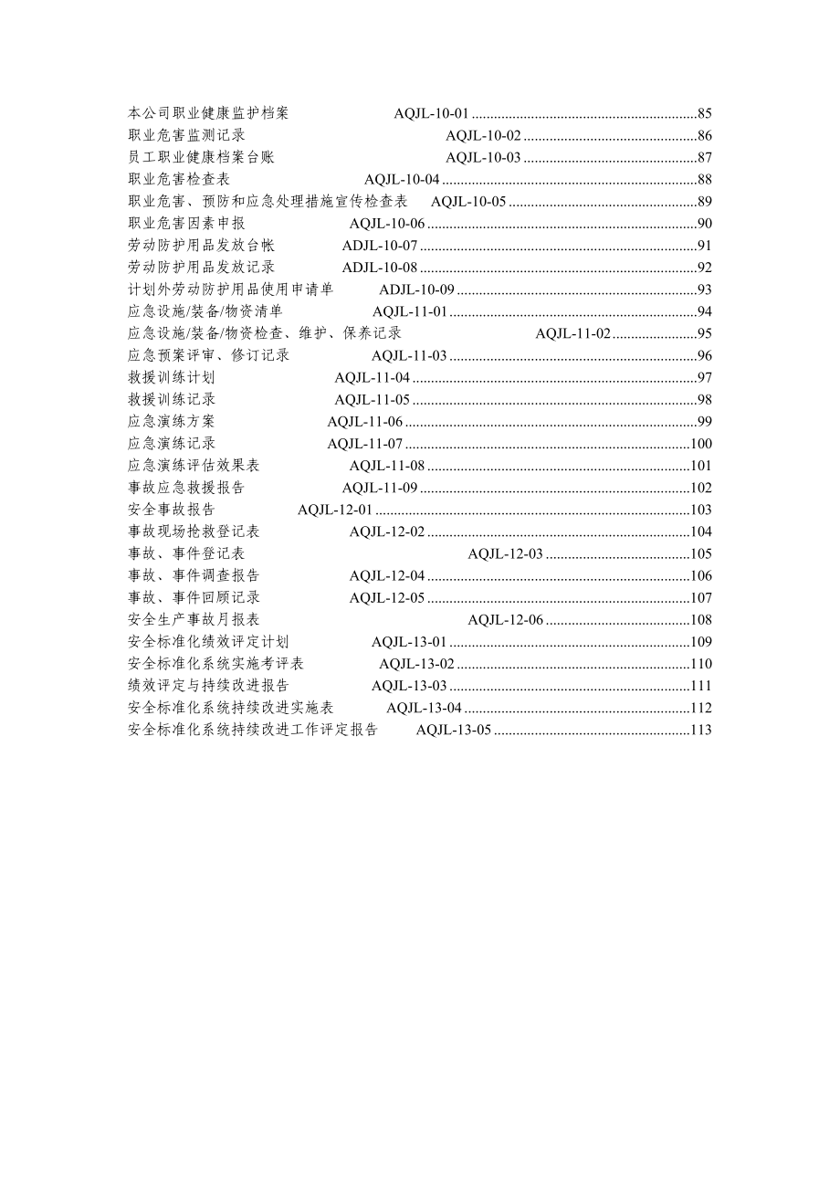 （安全生产）安全生产标准化表格汇总_第4页