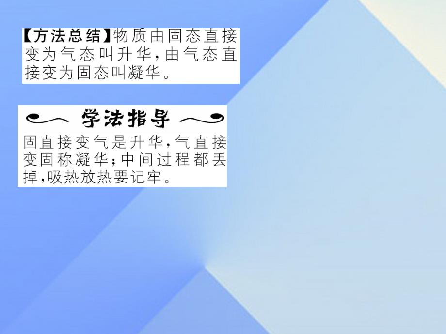 2016年八年级物理上册 4.4 升华和凝华习题课件 粤教沪版_第4页