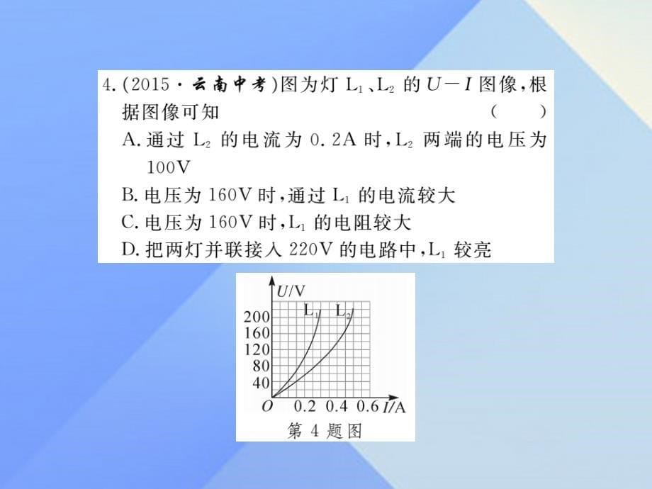 2016年秋九年级物理全册 第15章 探究电路综合训练（三）欧姆定律有关的综合应用课件 （新版）沪科版_第5页