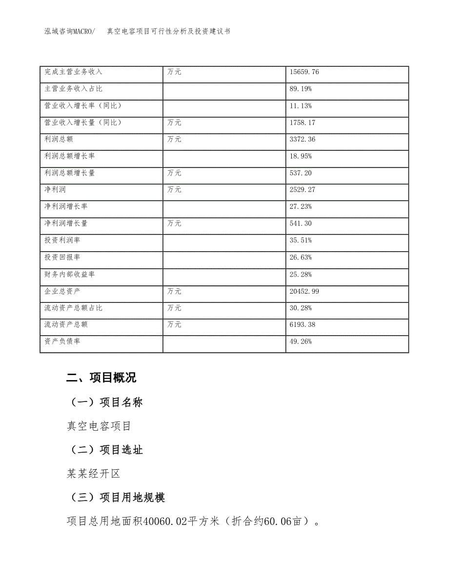 真空电容项目可行性分析及投资建议书.docx_第5页