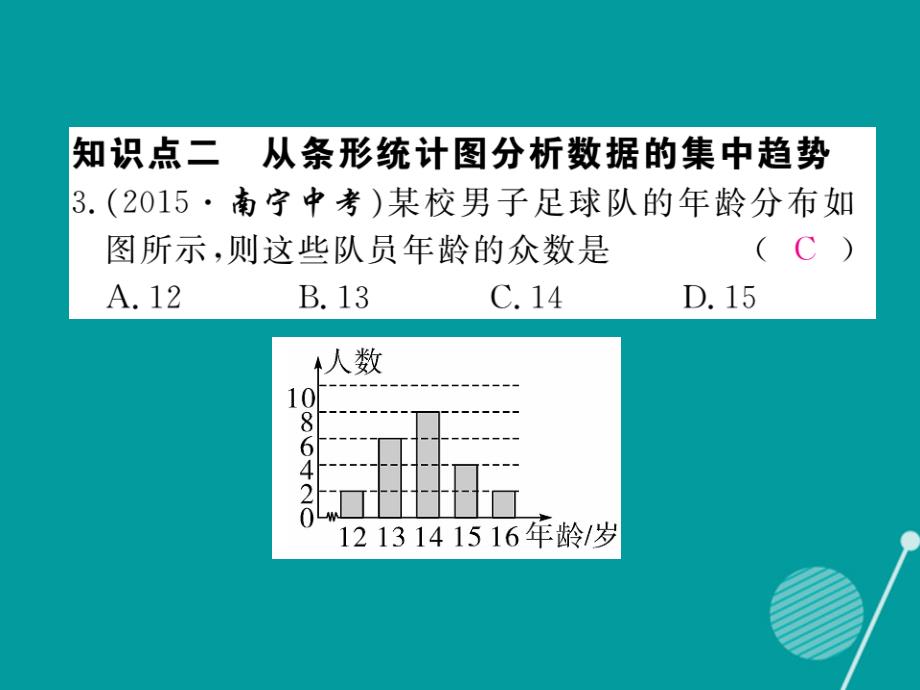 2016年秋八年级数学上册 6.3 从统计图分析数据的集中趋势课件2 （新版）北师大版_第4页