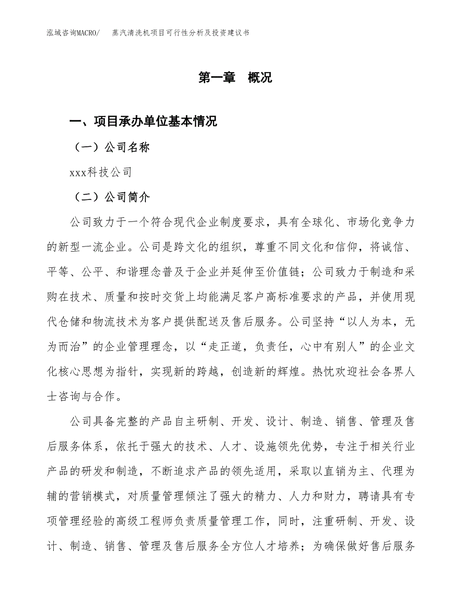 蒸汽清洗机项目可行性分析及投资建议书.docx_第2页