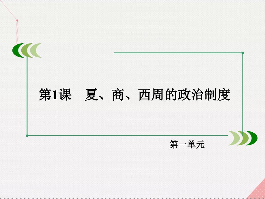 2016年秋高中历史 第一单元 古代中国的政治制度 第1课 夏、商、西周的政治制度课件 新人教版必修1_第3页