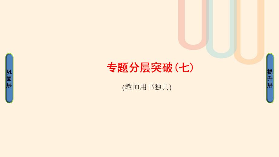 2018版高中历史 专题分层突破7课件 人民版必修2_第1页