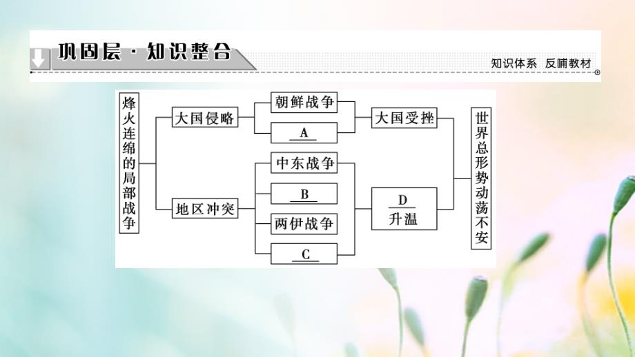 2018版高中历史 专题5 烽火连绵的局部战争专题分层突破课件 人民版选修3_第2页