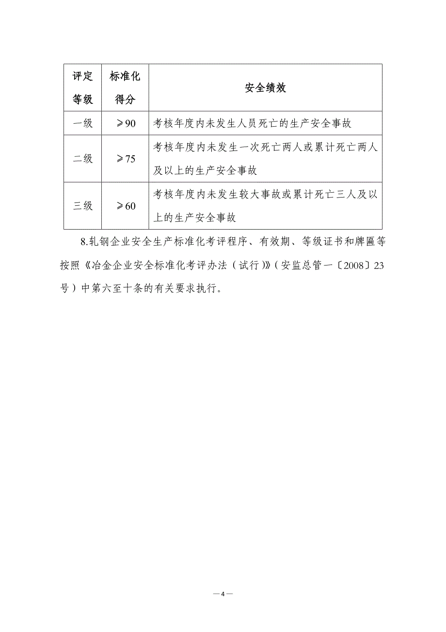 （安全生产）冶金企业安全生产标准化评定标准(轧钢)年_第2页