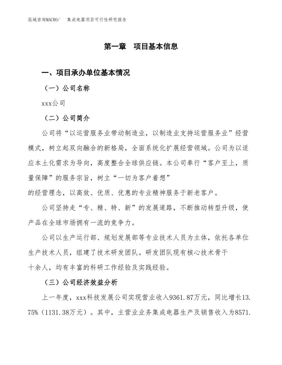 集成电器项目可行性研究报告建议书.docx_第5页