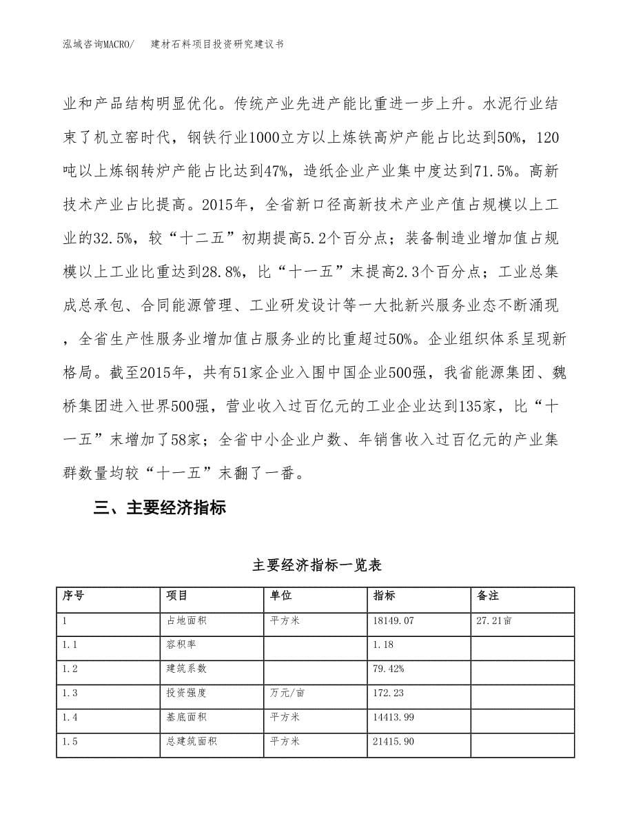 建材石料项目投资研究建议书.docx_第5页