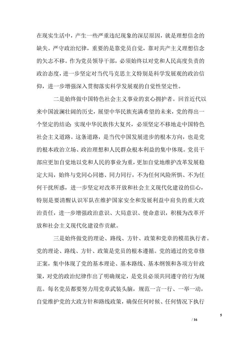 党员纪律方面的总结_第5页