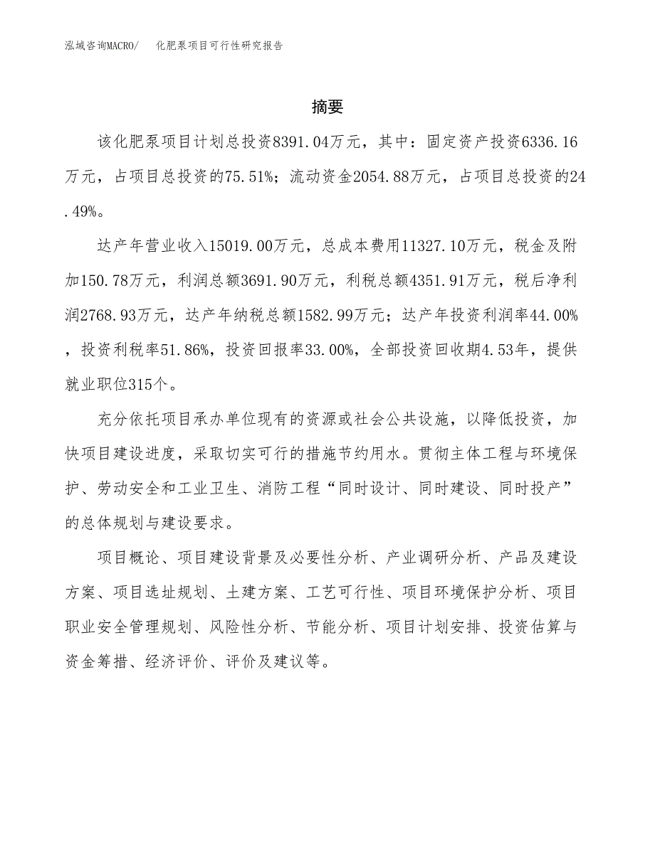 化肥泵项目可行性研究报告建议书.docx_第2页