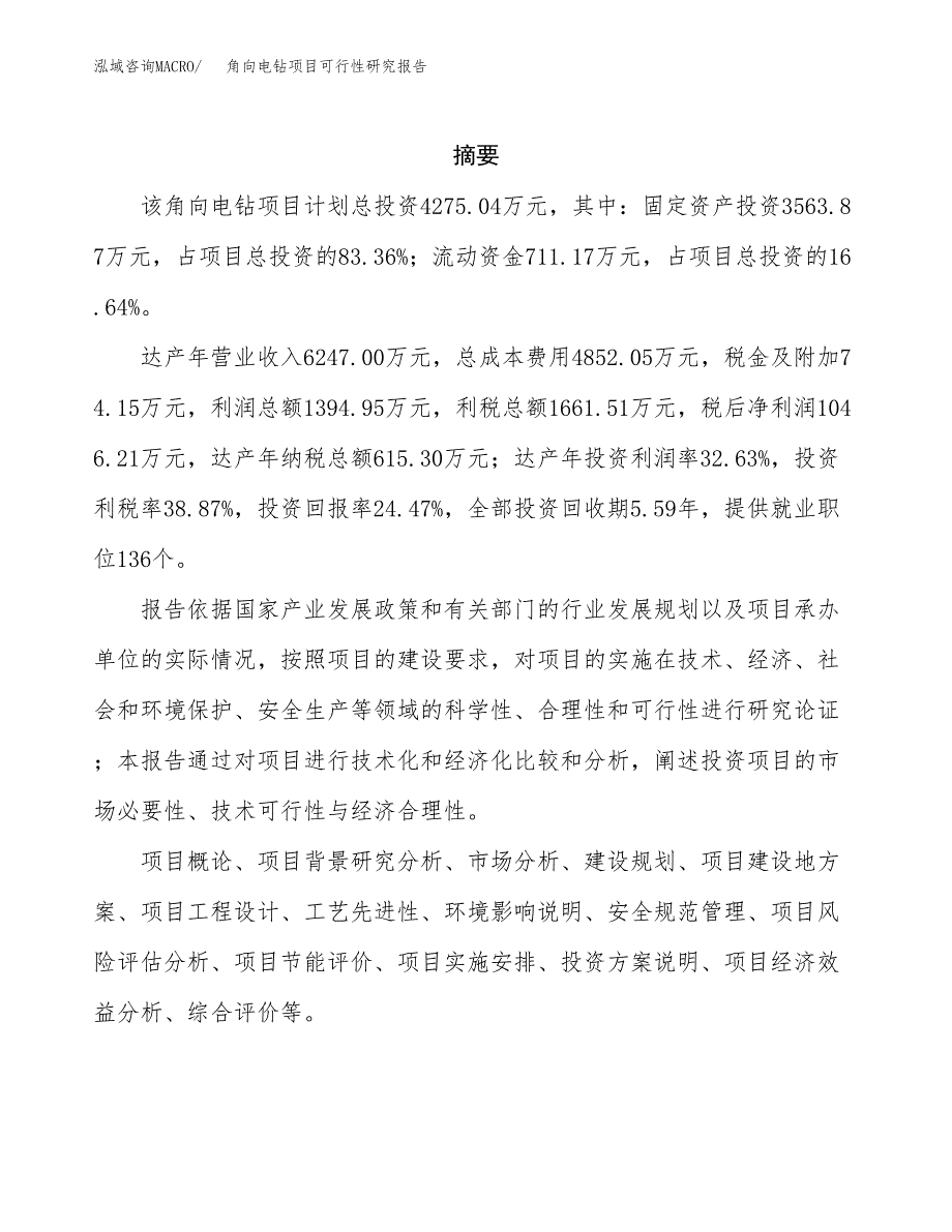 角向电钻项目可行性研究报告建议书.docx_第2页