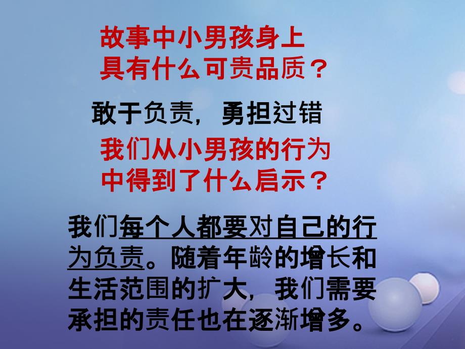 2017八年级道德与法治上册 第四单元 做负责任的公民 第一节 感受责任课件 湘教版_第3页