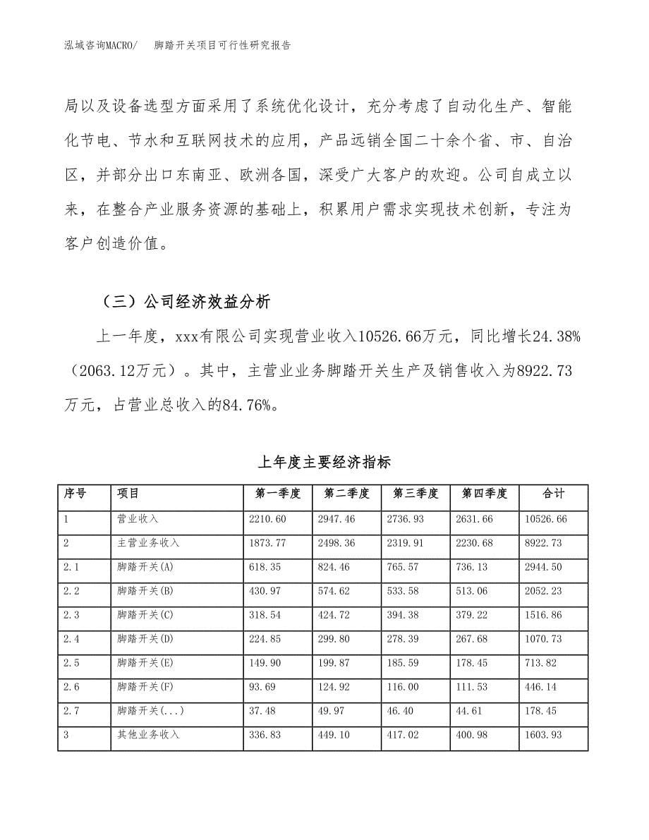 脚踏开关项目可行性研究报告建议书.docx_第5页