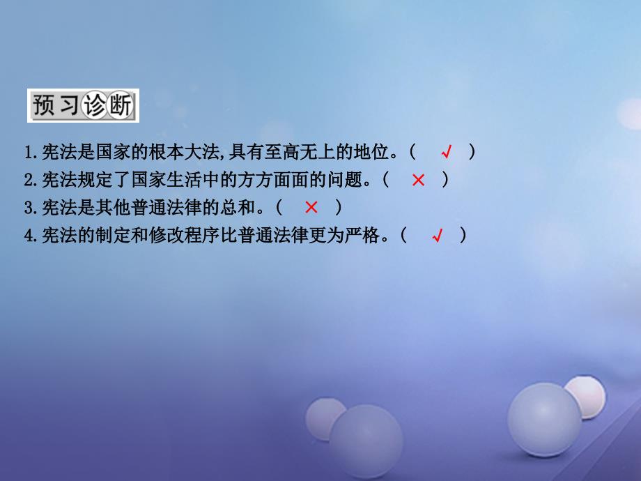 八年级政治下册 第五单元 我是中国公民 5.3《宪法保障公民权利》（第1课时）课件 粤教版_第4页