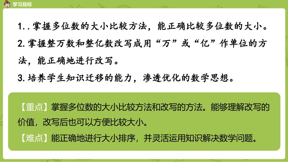 苏教版小学数学 四年级下册 《第二单元 课时5 数的改写和大小比较》教学课件PPT_第2页