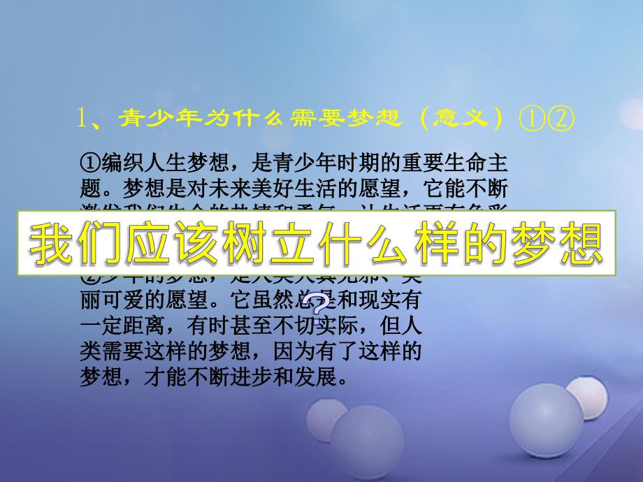 （2016年秋季版）七年级道德与法治上册 第一单元 成长的节拍 第一课 中学时代 第2框 少年有梦课件 新人教版_第3页