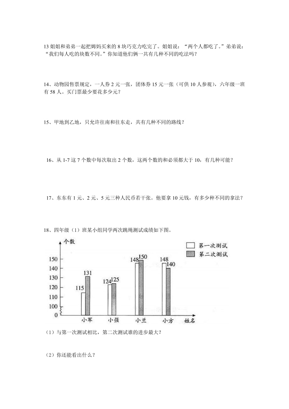 五年级上册数学试题第六七单元综合测试苏教版_第4页