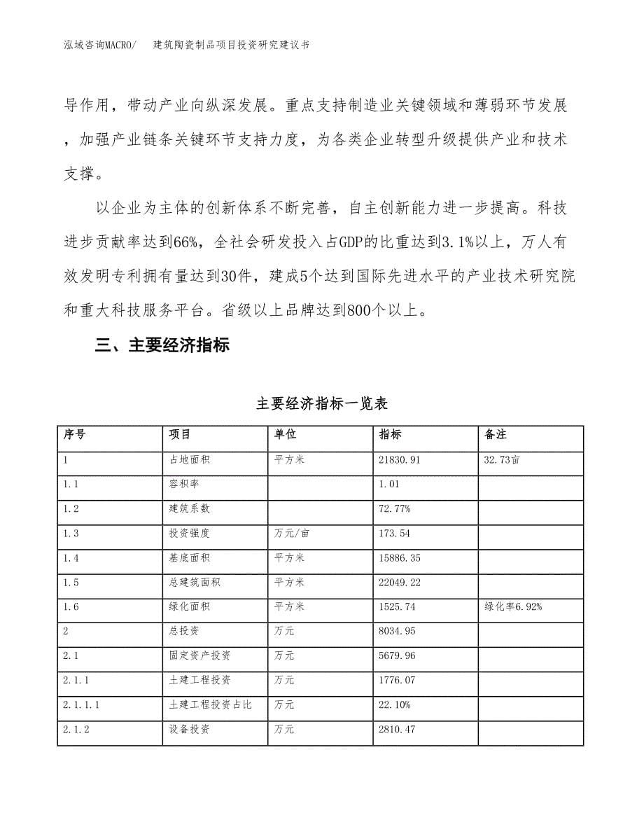 建筑陶瓷制品项目投资研究建议书.docx_第5页