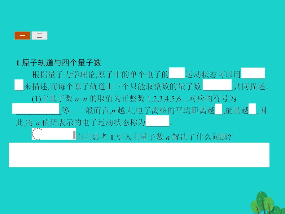 2017-2018学年高中化学 第1章 原子结构 1.1.2 原子结构模型（第1课时）量子力学对原子核外电子运动状态的描述课件 鲁科版选修3_第3页