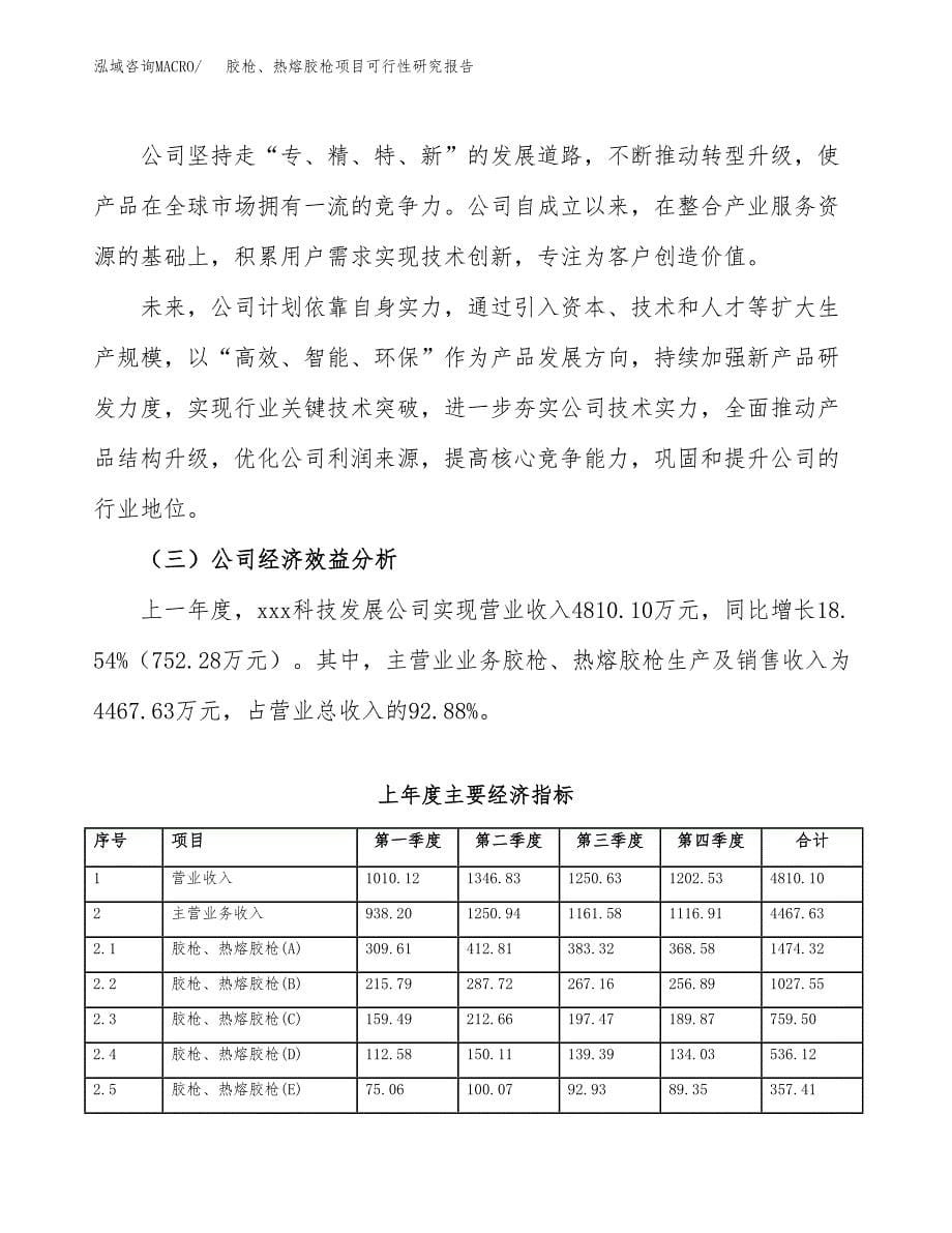 胶枪、热熔胶枪项目可行性研究报告建议书.docx_第5页