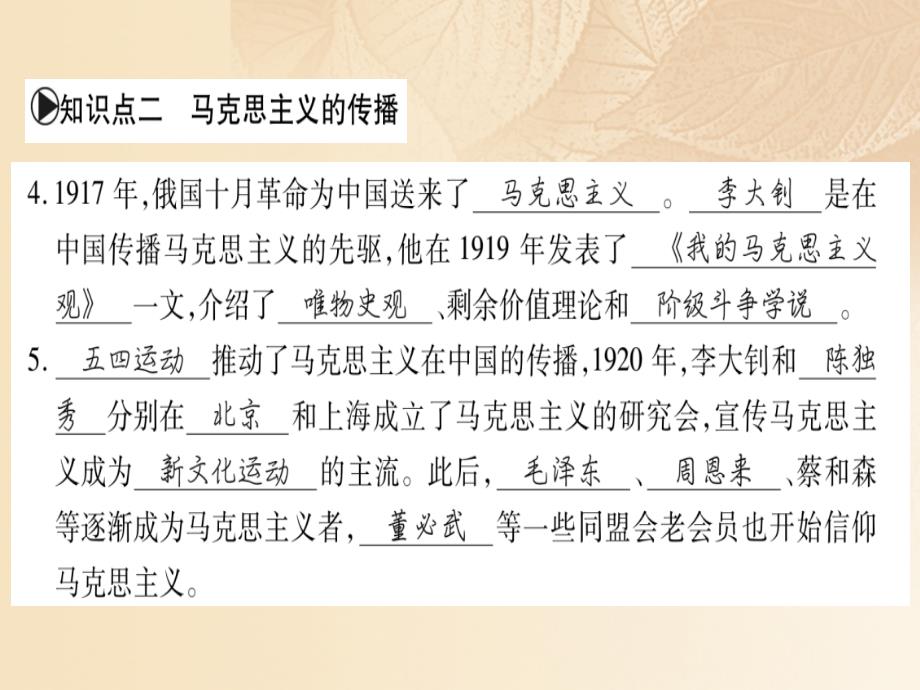 （广西专用）2017-2018学年八年级历史上册 第三单元 新民主主义革命的兴起 第13课 五四运动与中国共产党的成立课件 岳麓版_第4页