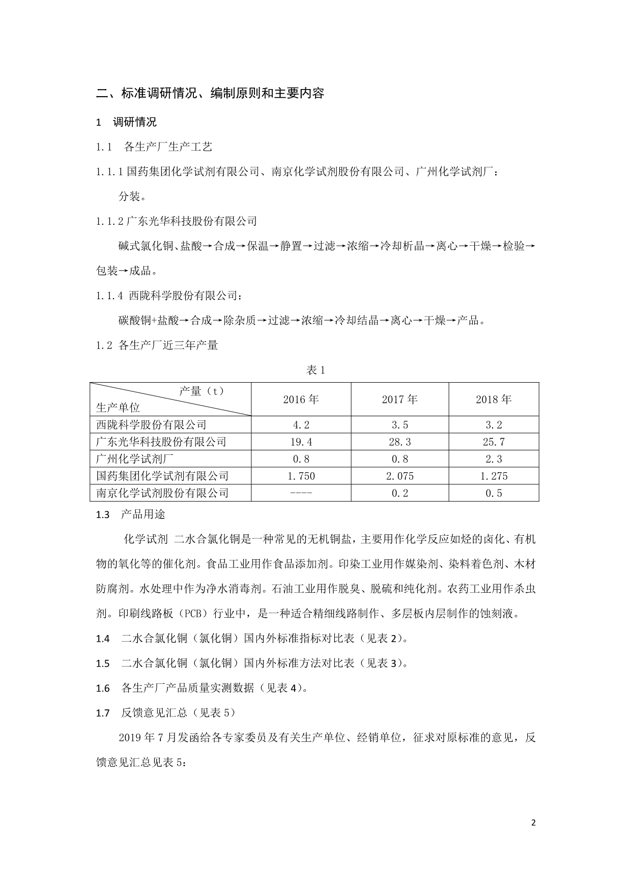 化学试剂 二水合氯化铜（氯化铜）-编制说明_第3页