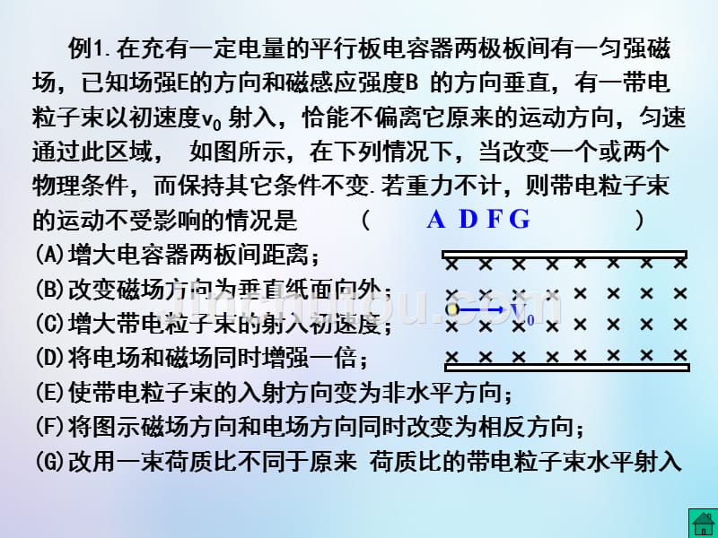 浙江省桐乡市高考物理一轮复习 带电粒子在复合场中的运动课件_第3页